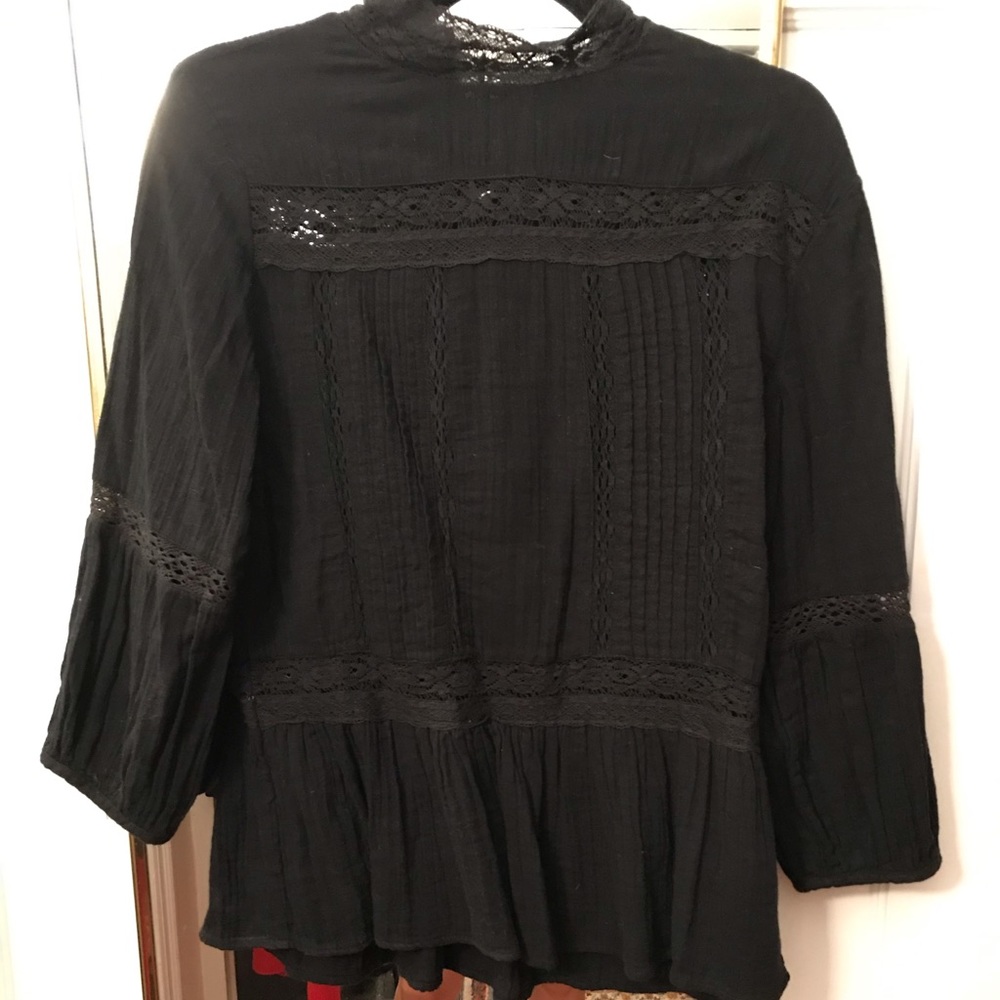 Black Zara blouse